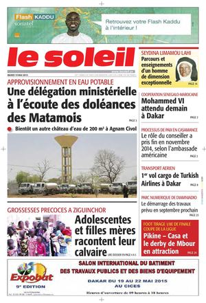 Edition Du 19 Mai 2015