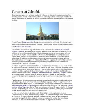 Turismo En Colombia