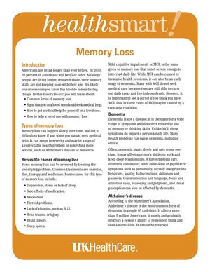 Memory Loss