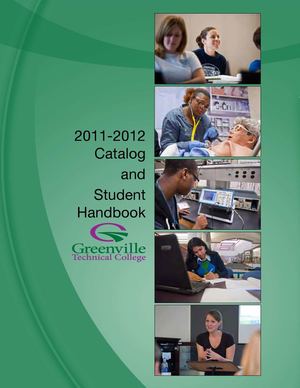 2011-2012 Greenville Technical College Catalog