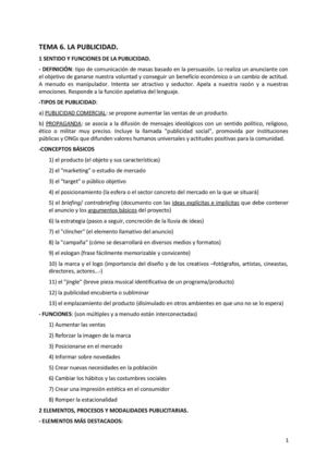 Apuntes sobre publicidad