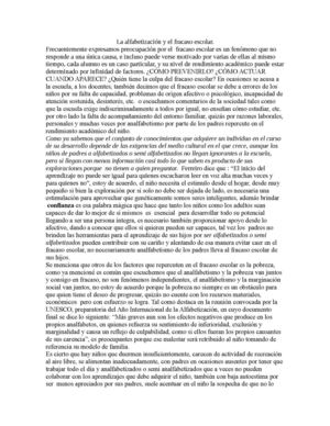 La Alfabetización Y Fracaso Escolar 2
