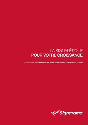 Catalogue Signarama Nantes