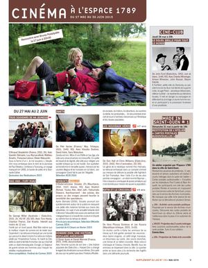 Cinéma du 27/05 au 20/06/15
