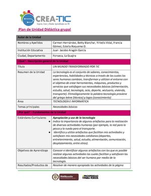 Unidad Didactica (Colaborativa)