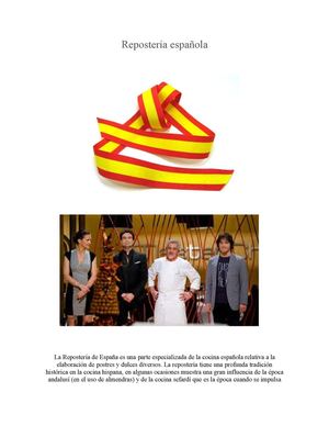 Reposteria Española