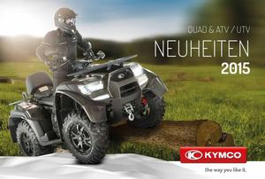 Kymco Prospekt Neuheiten Quad 2015