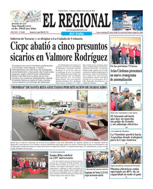 El Regional del Zulia 23 05 2015