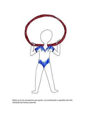 Saltos En El Ula Ula Ejercicio Que Ayuda A La Coordinación Y Equilibrio Del Niño Utilizando Las Manos Y Piernas