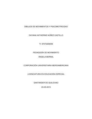 Dibujos De Movimientos Y Psicomotricidad