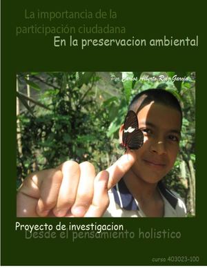 importancia de la participacion ciudadana en el cuidado ambiental