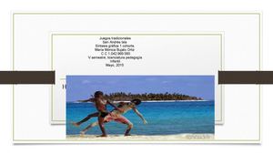 Juegos Tradicionales San Andrés Isla Ma Mo