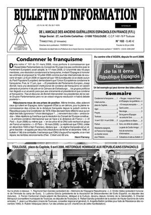 Guerrilleros 102 Guérilleros AAGEF