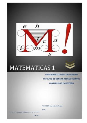 Calameo Matematicas 1