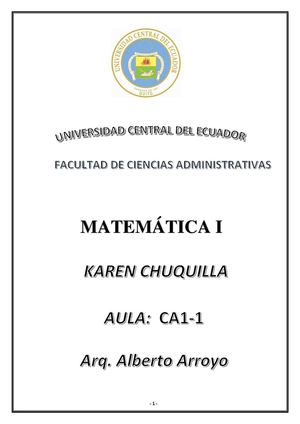 Portafolio Matemática I