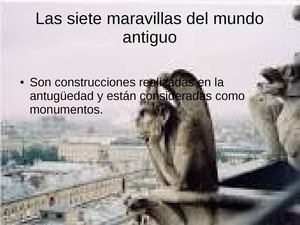 Las Sietes Maravillas De Mundo Antiguo