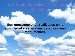 MARAVILLAS DEL MUNDO