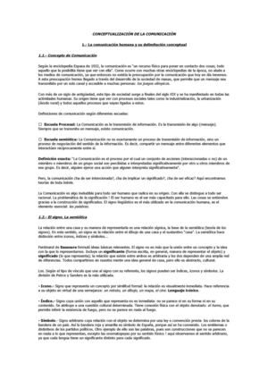 Conceptualización De La Comunicación