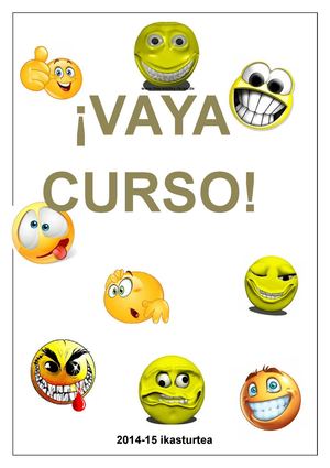 ¡Vaya curso! 2015