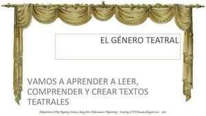 El Género Teatral