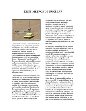 Densimetros De Nuclear