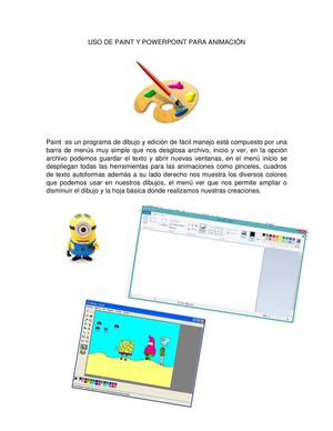 Uso De Pain Y Powerpoint