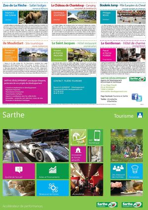Fiche Tourisme de la Sarthe - Sarthe Développement