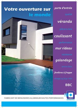 Catalogue Menuiseries Aluminium Laloi