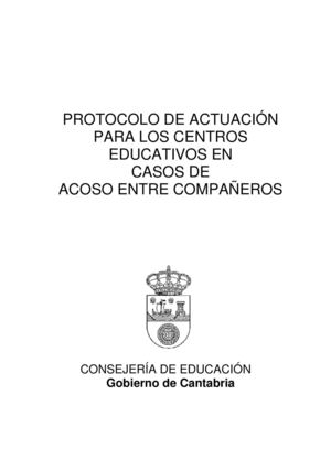 Protocolo Actuacion Escolar