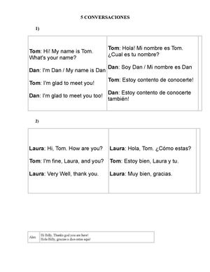 5 Conversaciones