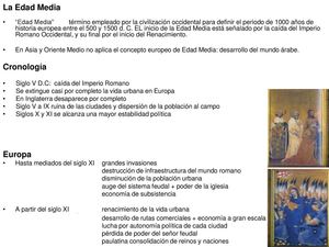 La Edad Media