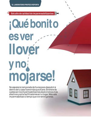 ANALISIS PROFECO en laboratorio Impermeabilizantes