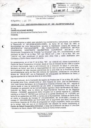 Gestión Solicitud Dejar Sin Efecto Dominio A Favor De La Municipalidad