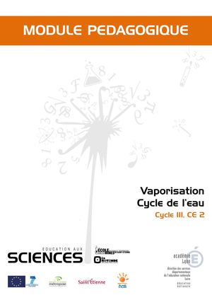 Fiche Activité Changement D'etat De L'eau