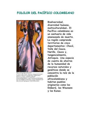 Folclor Del Pacífico Colombiano