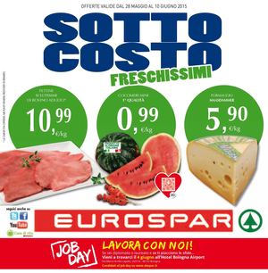 Volantino Eurospar Nord Est Dal 28 Maggio Al 10 Giugno