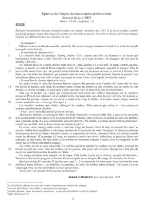 sujet bac pro entrainement