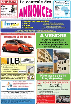 La Centrale N° 1252 Semaine du 24 au 30 Mai 2015