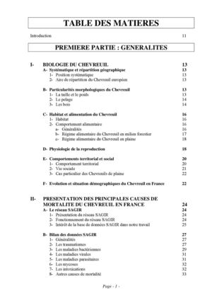 Thèse Mortalité Chevreuil