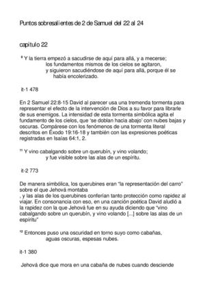 Puntos Sobresalientes De 2 De Samuel 22 24