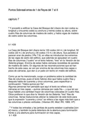 Puntos Sobresalientes De 1 Reyes 7 Y 8