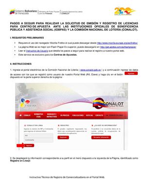 Instructivo Centro Apuestas