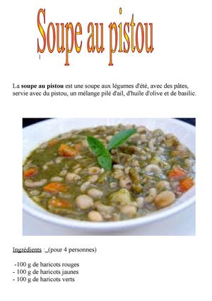 SOUPE AU PISTOU_ Gabriel BABOU _ 4e BALZAC