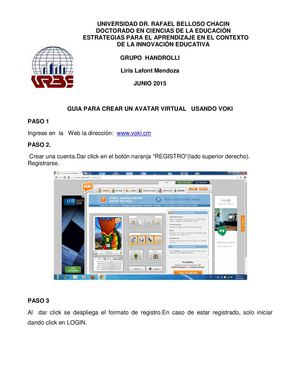 Guia Para Crear Un Avatar Virtual