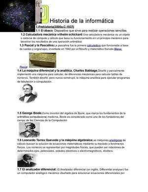 Historia de la informatica