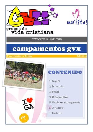Información Campamentos GA