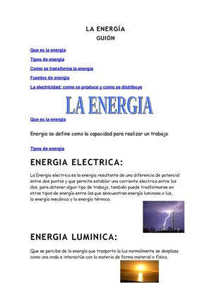 LA ENERGÍA LOS "Z"