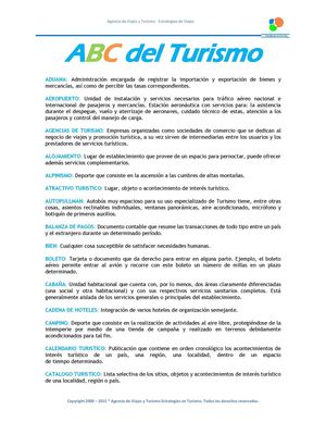 Abc Del Turismo