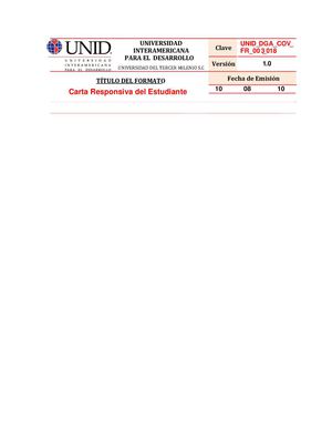 Unid Dga Cov Fr 003 18 Carta Responsiva Del Estudianteok