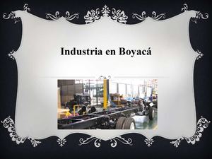 Industria En Boyacá